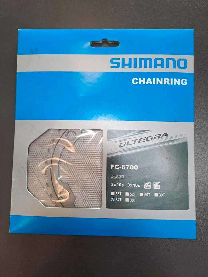 Shimano Ultegra FC-6700 34t kettingblad, Fietsen en Brommers, Fietsonderdelen, Nieuw, Racefiets, Crankstel of Pedalen, Ophalen of Verzenden