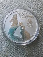 Lunar 3- Jaar  van het Konijn / 2023 /  1 oz., Ophalen of Verzenden, Losse munt, Zilver