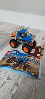 Lego city 60180 monstertruck, Ophalen of Verzenden, Zo goed als nieuw, Complete set, Lego