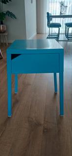 Ikea nachtkastje (blauw, metaal), Ophalen, Gebruikt, Minder dan 45 cm, Metaal of Aluminium