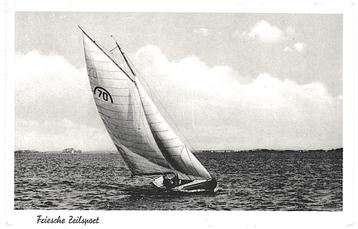 964556	Zeilboot	Poststempel Wolvega	jr 30-40	Gelopen met pos beschikbaar voor biedingen