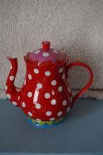 theepot rood met witte stippen Oilily, Ophalen of Verzenden, Nieuw, Overige stijlen, Overige typen