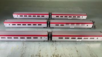 Sachsenmodelle / Tillig ho Treinstellen Thalys , 6 stuks. beschikbaar voor biedingen
