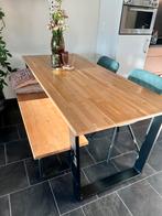 Eettafel met stoelen en bank | Koopje!, Huis en Inrichting, 100 tot 150 cm, 150 tot 200 cm, Rechthoekig, Ophalen of Verzenden