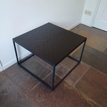 salontafel, zwart, visgraat beschikbaar voor biedingen