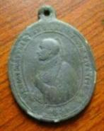 Oude tinnen medaille met Sint Franciscus Xavierus , 1854, Postzegels en Munten, Overige materialen, Buitenland, Verzenden