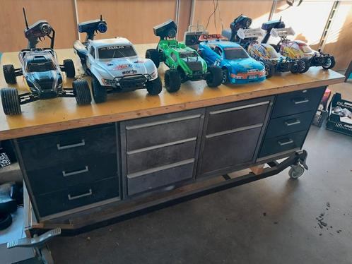 Te koop diverse rc auto's, Hobby en Vrije tijd, Modelbouw | Radiografisch | Auto's, Gebruikt, Auto offroad, Elektro, Schaal 1:10