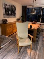 Lederen farstrup seniorenstoel verstelbaar, Huis en Inrichting, Ophalen, Zo goed als nieuw, Eén