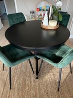 Ikea Ingatorp uitschuifbare tafel, Huis en Inrichting, Tafels | Eettafels, 100 tot 150 cm, Rond, Ophalen of Verzenden, Zo goed als nieuw