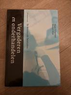 Vergaderen en onderhandelen - Schermer / Wijn, Boeken, Studieboeken en Cursussen, Ophalen of Verzenden, Beta, Nieuw, HBO