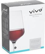 Vivo wijnglazen rood 4x (6 dozen beschikbaar) prijs per stuk, Verzenden, Nieuw, Overige typen