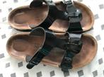 Birkenstock slippers maat 39, Slippers, Zwart, Ophalen of Verzenden, Gedragen