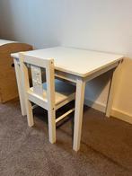 Tafeltje met stoeltje wit (Kritter IKEA), Kinderen en Baby's, Kinderkamer | Tafels en Stoelen, Ophalen, Gebruikt, Tafel(s) en Stoel(en)