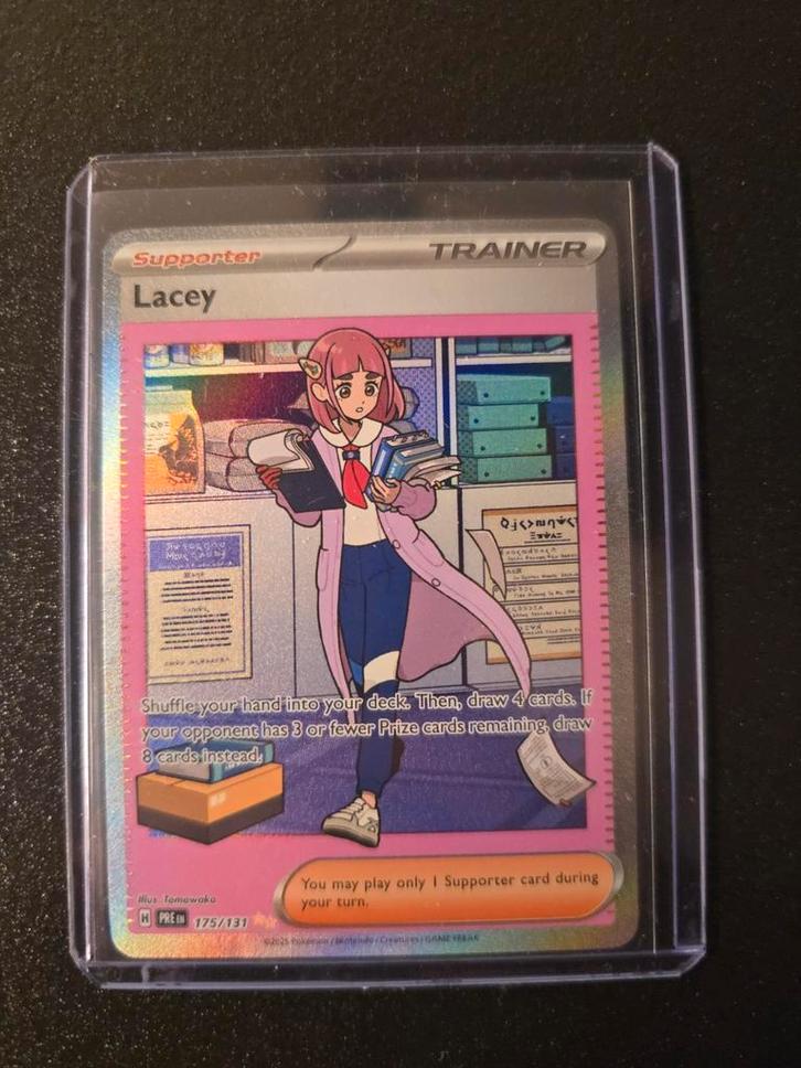 Lacey 175 Prismatic Evolutions, Hobby en Vrije tijd, Verzamelkaartspellen | Pokémon, Ophalen of Verzenden