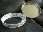 2 Decorative dienbladen, Huis en Inrichting, Ophalen, Nieuw, Rond, Metaal