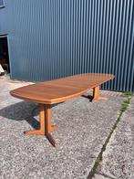 Vintage eettafel eiken uitschuifbaar, Huis en Inrichting, Tafels | Eettafels, Ophalen, Gebruikt, Z, 50 tot 100 cm