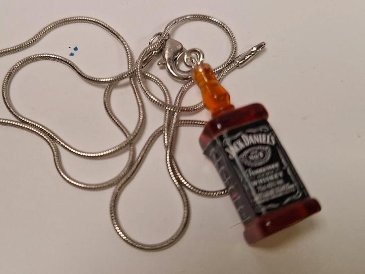 Ketting jack Daniels, Sieraden, Tassen en Uiterlijk, Kettingen, Zo goed als nieuw, Ophalen of Verzenden