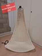 Kinderhangstoel, zeer goede staat., Huis en Inrichting, Stoelen, Ophalen, Gebruikt, Wit, Riet of Rotan
