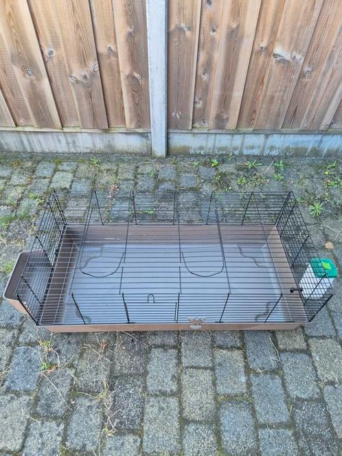 konijnenhok, Dieren en Toebehoren, Knaagdieren en Konijnen | Hokken en Kooien, Zo goed als nieuw, Kooi, Minder dan 60 cm, 110 cm of meer