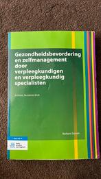 Gezondheidsbevordering en zelfmanagement door verpleegkundig, Ophalen of Verzenden, Zo goed als nieuw, Barbara Sassen