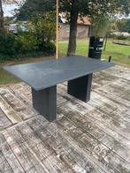 Granieten Eettafel Antraciet - Buiten, Ophalen, Overige materialen, Gebruikt, 50 tot 100 cm