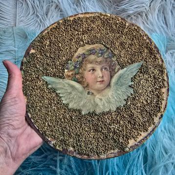 Antieke engel curiositeit chateau keuken folk art volkskunst beschikbaar voor biedingen