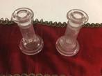 Glazen kaarsen standaardjes, Verzamelen, Glas en Borrelglaasjes, Ophalen of Verzenden, Zo goed als nieuw, Overige typen