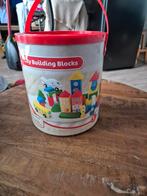 Te koop ton met hout blokken zgan, Kinderen en Baby's, Speelgoed | Houten speelgoed, Ophalen of Verzenden, Zo goed als nieuw