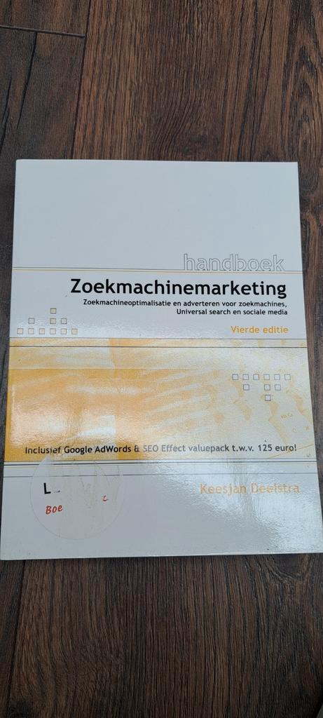 Keesjan Deelstra - Zoekmachinemarketing, Boeken, Informatica en Computer, Nieuw, Ophalen of Verzenden