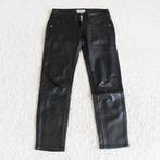 Leather Look MET Injeans Broek (Maat 26/XS) - 79 € 35,-, Kleding | Dames, Broeken en Pantalons, Zwart, Ophalen of Verzenden, Zo goed als nieuw