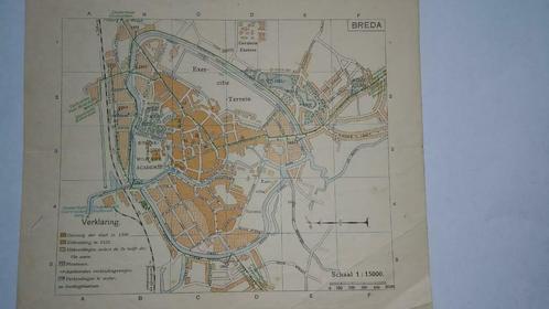 10  / Breda     Litho 1917, Antiek en Kunst, Kunst | Litho's en Zeefdrukken, Ophalen of Verzenden