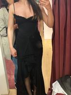House of CB black mesh ruffled front gown, House of cb, Zwart, Ophalen of Verzenden, Zo goed als nieuw