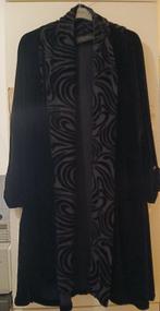 Lange vest fluweel, Zwart, Maat 46/48 (XL) of groter, Nieuw, Ophalen of Verzenden