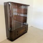 Highboard vitrine in chique Art Deco stijl, Met deur(en), 100 tot 150 cm, Ophalen of Verzenden, Zo goed als nieuw