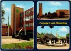 Groeten uit Dronten - 2 ansichtkaarten, Verzenden, 1960 tot 1980, Gelopen, Flevoland
