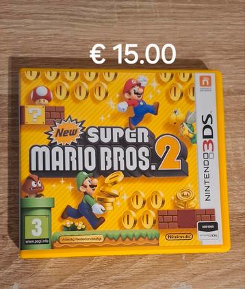 Super mario bros 2 nintendo 3ds spel beschikbaar voor biedingen