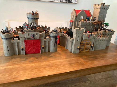 Playmobile kastelen 6000 & 6001 met kanonnen en vele extra’s, Kinderen en Baby's, Speelgoed | Playmobil, Zo goed als nieuw, Ophalen