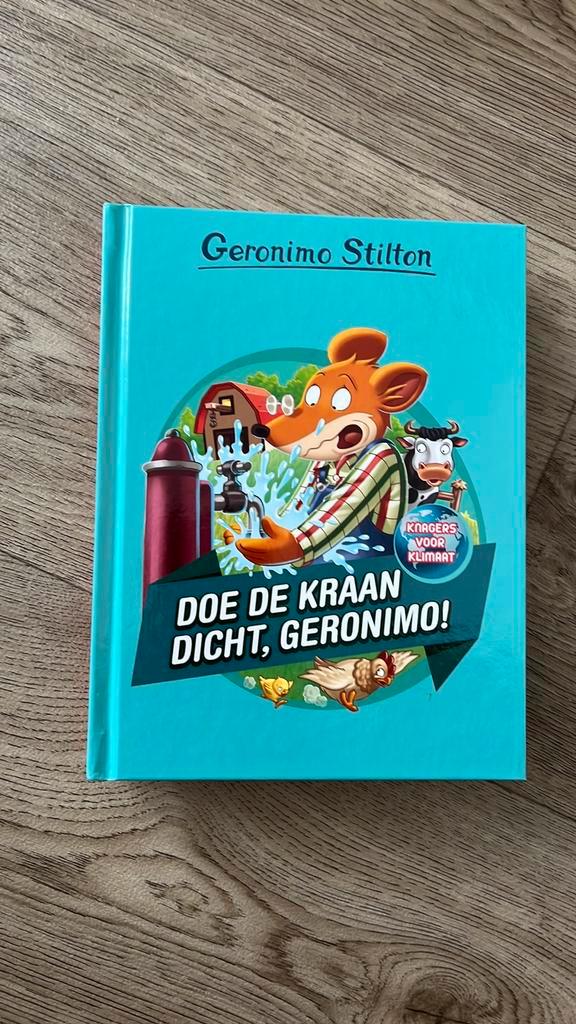 Geronimo Stilton - Doe de kraan dicht, Geronimo!, Boeken, Kinderboeken | Jeugd | onder 10 jaar, Zo goed als nieuw, Fictie algemeen