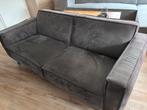 Tweezits bank antraciet, Huis en Inrichting, Banken | Sofa's en Chaises Longues, Ophalen, Gebruikt, 150 tot 200 cm, Tweepersoons