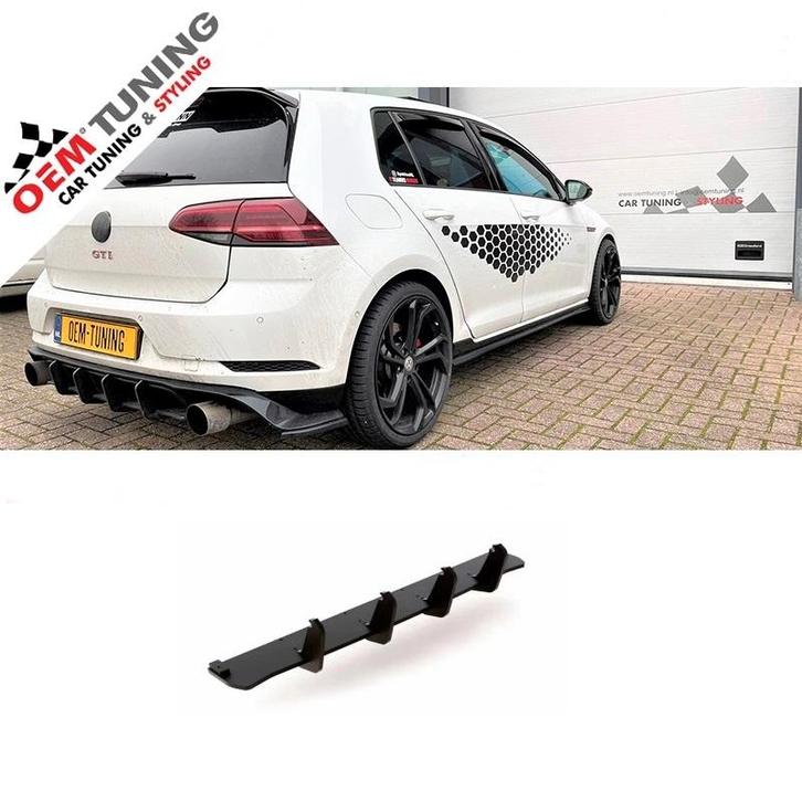 TCR Diffuser extension VW Golf 7.5 GTI | OEM LOOK | 17-20, Auto diversen, Tuning en Styling, Ophalen of Verzenden