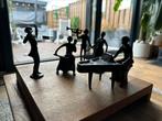 Tinnen muziek ensemble, Verzamelen, Beelden en Beeldjes, Ophalen of Verzenden, Zo goed als nieuw, Mens