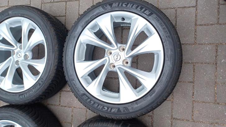 Winterbanden opel crossland x 215 50 17 4x108 velgen, Auto-onderdelen, Banden en Velgen, Banden en Velgen, Winterbanden, 17 inch