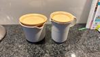 Tupperware suikerpotje en melkkannetje 10 cm hoog, Huis en Inrichting, Keuken | Tupperware, Ophalen of Verzenden, Zo goed als nieuw