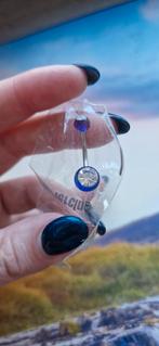 Nieuwe navelpiercing blauw, Ophalen of Verzenden, Nieuw, Staal, Navelpiercing