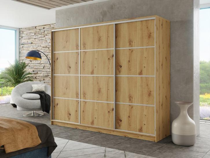 KLEDINGKAST MET TRANSPORT EN MONTAGE, Huis en Inrichting, Kasten | Kledingkasten, Nieuw, 200 cm of meer, 200 cm of meer, 50 tot 75 cm