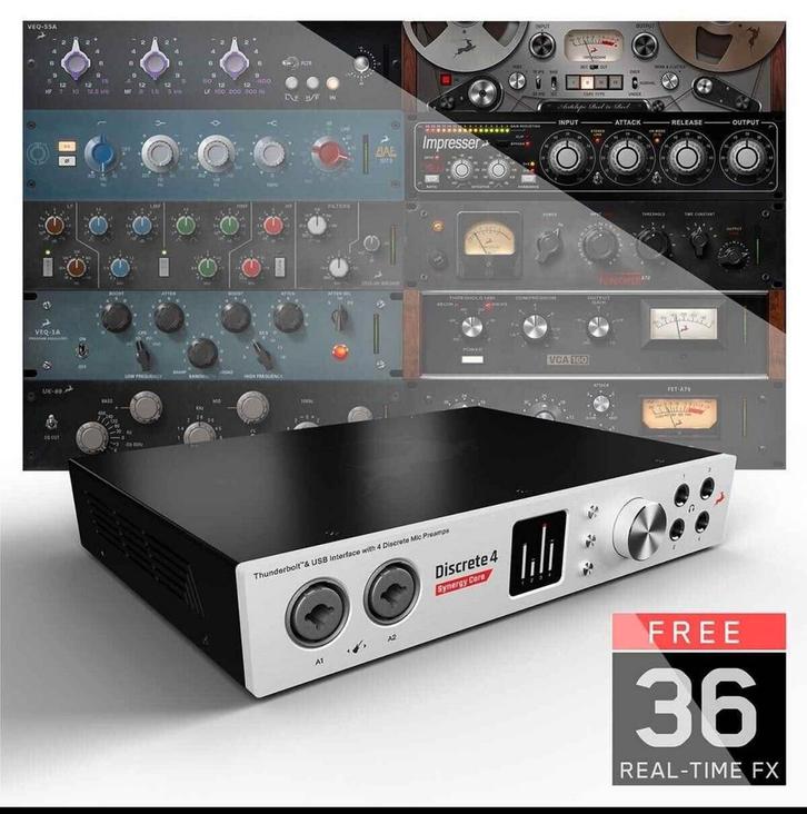 Antelope Discrete 4 Synergy Core Geluidskaart, Muziek en Instrumenten, Midi-apparatuur, Zo goed als nieuw, Ophalen of Verzenden