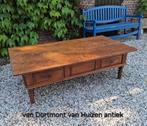 Antieke salontafel met twee laden., Ophalen