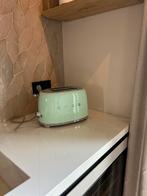 Smeg Broodrooster Mint - Zo Goed Als Nieuw, Witgoed en Apparatuur, Ophalen, Zo goed als nieuw, Uitneembare kruimellade