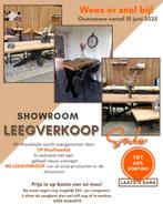 UNIEK! Salontafel, Bijzettafel, Boomstamtafel, lEEGVERKOOP, Huis en Inrichting, Rond, Nieuw, Minder dan 50 cm, 50 tot 100 cm