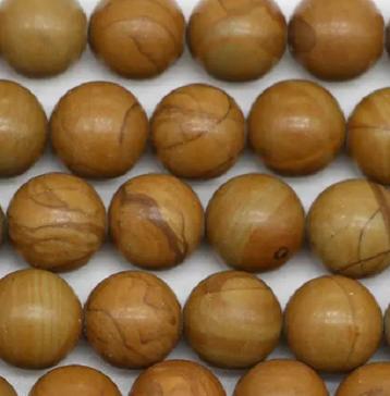 Streng versteend hout edelsteen kralen 8 mm beschikbaar voor biedingen